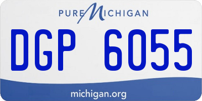 MI license plate DGP6055