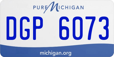 MI license plate DGP6073