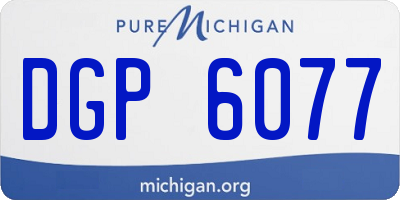 MI license plate DGP6077