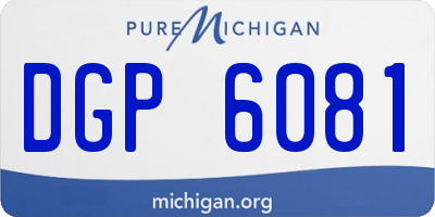 MI license plate DGP6081