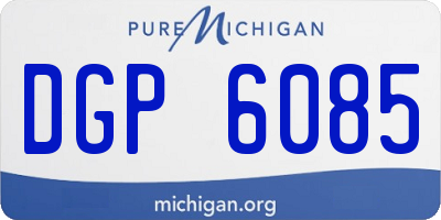 MI license plate DGP6085