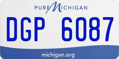 MI license plate DGP6087