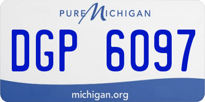 MI license plate DGP6097