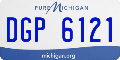 MI license plate DGP6121