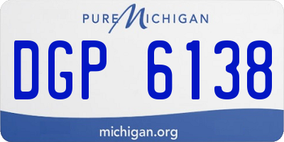 MI license plate DGP6138
