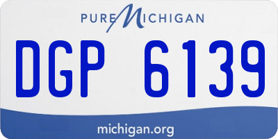 MI license plate DGP6139