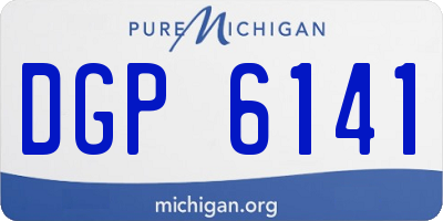 MI license plate DGP6141