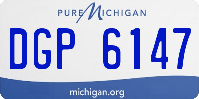 MI license plate DGP6147