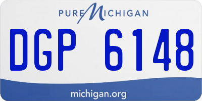 MI license plate DGP6148