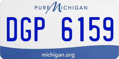 MI license plate DGP6159