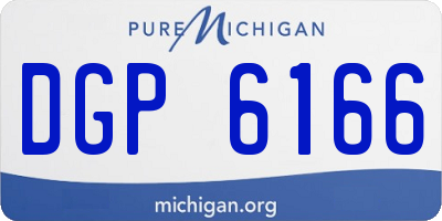 MI license plate DGP6166