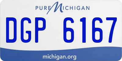 MI license plate DGP6167