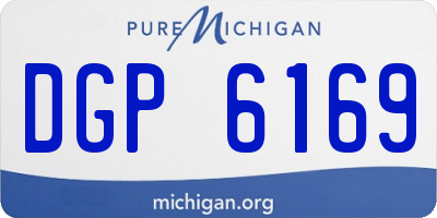 MI license plate DGP6169