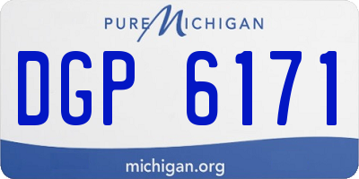 MI license plate DGP6171