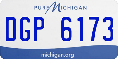 MI license plate DGP6173