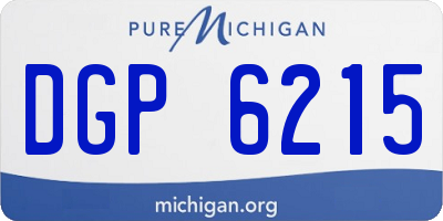MI license plate DGP6215