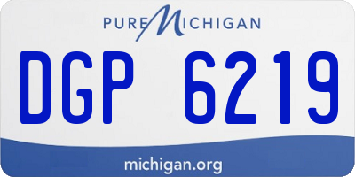 MI license plate DGP6219