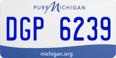 MI license plate DGP6239