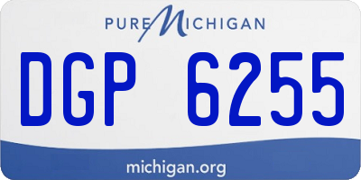 MI license plate DGP6255