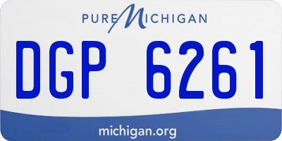MI license plate DGP6261