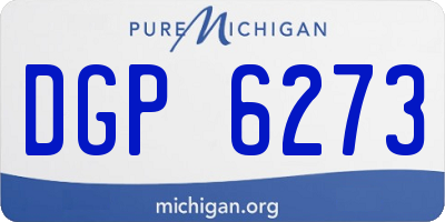MI license plate DGP6273