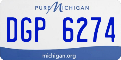 MI license plate DGP6274