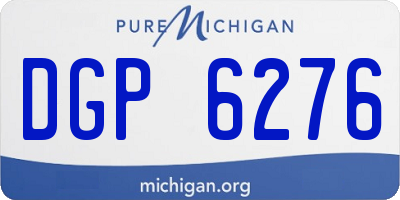 MI license plate DGP6276
