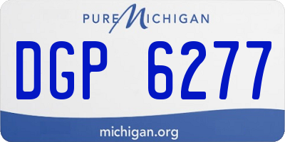 MI license plate DGP6277