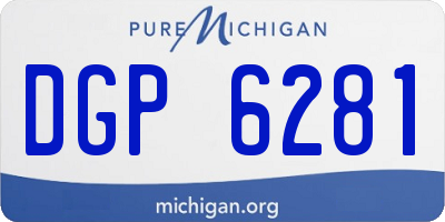 MI license plate DGP6281