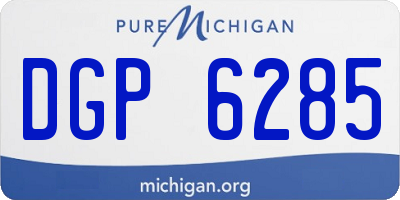 MI license plate DGP6285