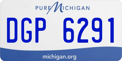 MI license plate DGP6291