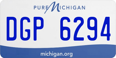 MI license plate DGP6294