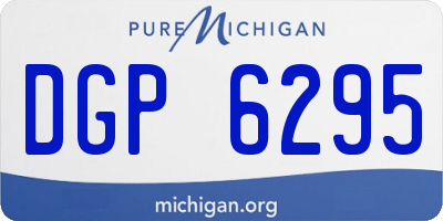 MI license plate DGP6295