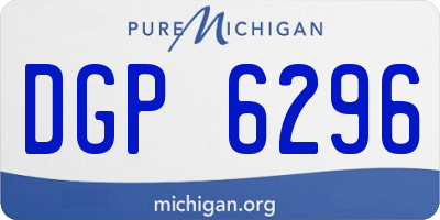 MI license plate DGP6296