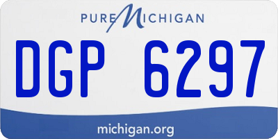 MI license plate DGP6297