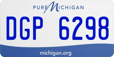 MI license plate DGP6298