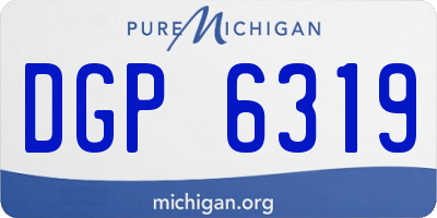 MI license plate DGP6319