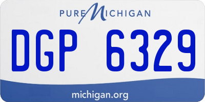 MI license plate DGP6329