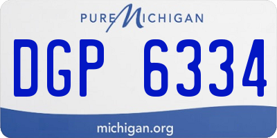 MI license plate DGP6334