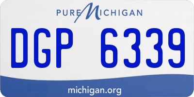 MI license plate DGP6339