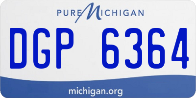 MI license plate DGP6364