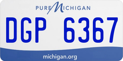 MI license plate DGP6367