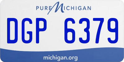 MI license plate DGP6379