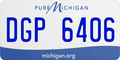 MI license plate DGP6406