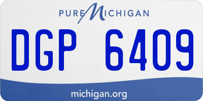 MI license plate DGP6409