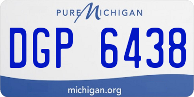 MI license plate DGP6438