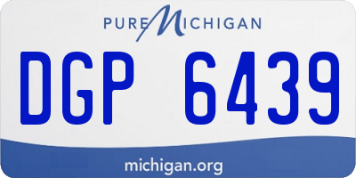 MI license plate DGP6439