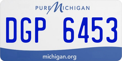 MI license plate DGP6453