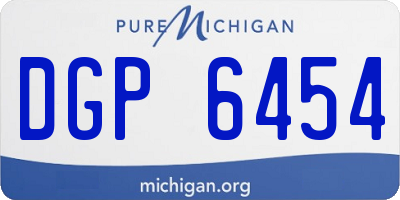 MI license plate DGP6454