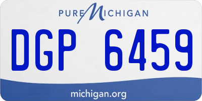 MI license plate DGP6459